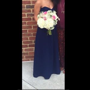 Alfred Angelo Bridesmaid Wedding Dress Formal navy